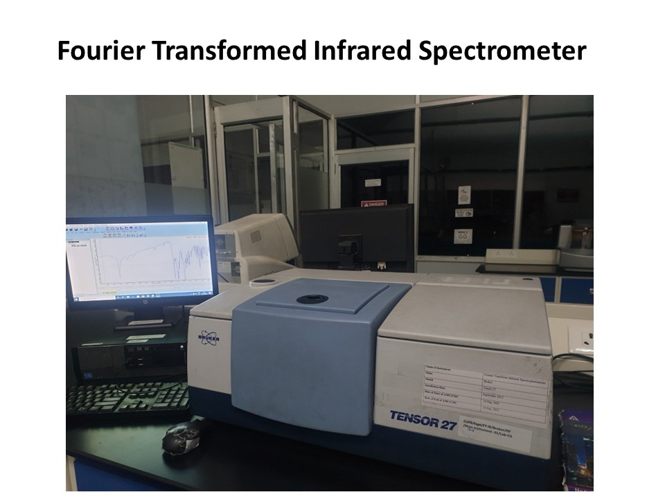 Fourier Transformed  Infrared Spectrometer