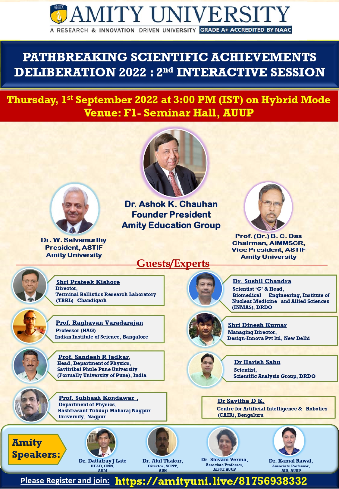 Amity Science, Technology & Innovation Foundation (ASTIF)