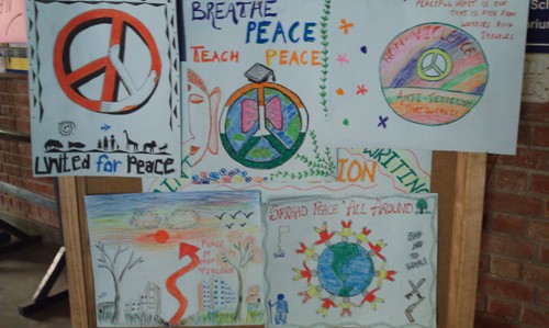 world peace posters with slogans