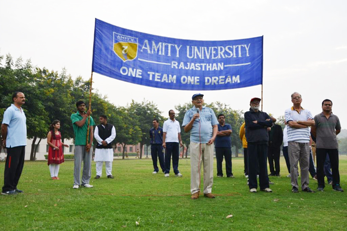 Amity University Rajasthan Organized Run For Unity On National