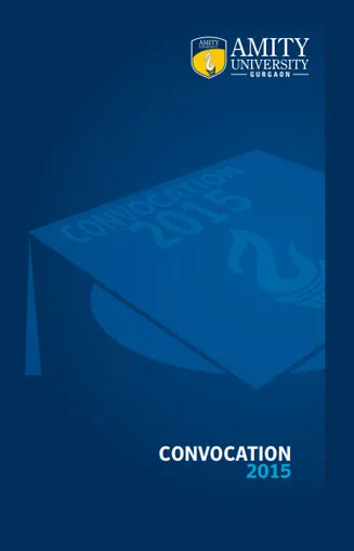 Convocation Booklet