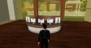 A vew of Amity Application Form & Free T-Shirt Centre on Second Life.