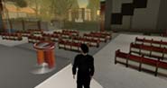 A view of Lecture Theatre in Amity on Second Life.