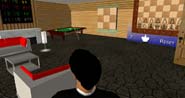 A view of Student Recreation Centre in Amity on Second Life.